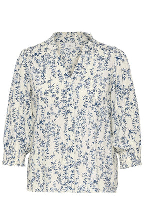 Only Carmakoma Raya Shirt in Jet Stream 
