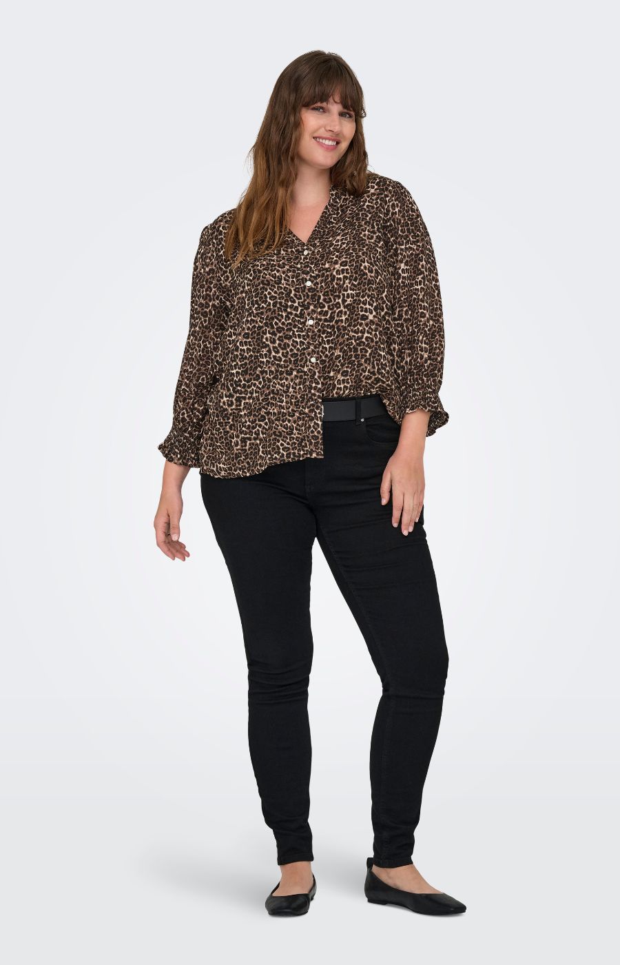 Only Carmakoma Raya Shirt in Leopard 