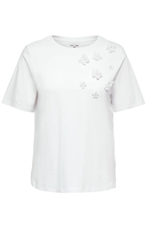 Only Carmakoma Raye T-Shirt in White 