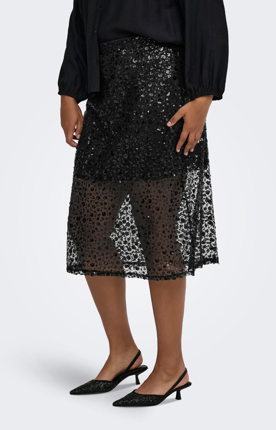 Only Carmakoma Rhilo Skirt in Black 