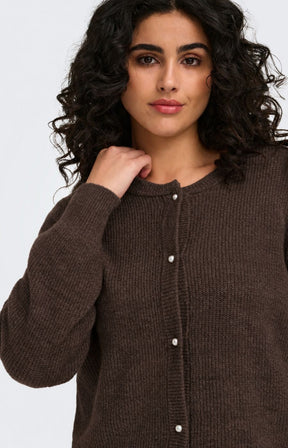 Only Carmakoma Rose Cardigan in Bracken 