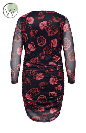 Only Carmakoma Rosetta Dress in Navy
