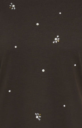 Only Carmakoma Ryder T-Shirt in Brown  