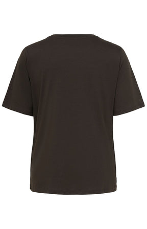   Only Carmakoma Ryder T-Shirt in Brown  