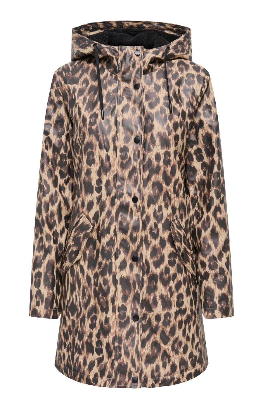 Only Carmakoma Sally Rain Jacket in Leopard 