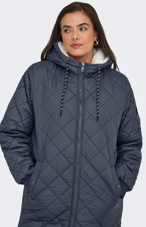 Only Carmakoma Sandy Coat in Navy