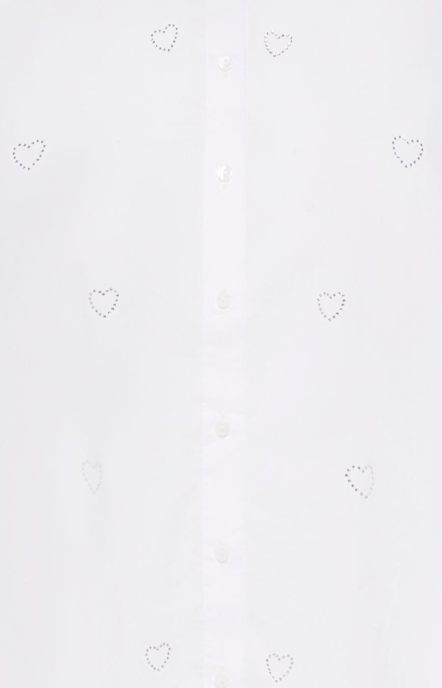 Only Carmakoma Sarah Heart Shirt in White 
