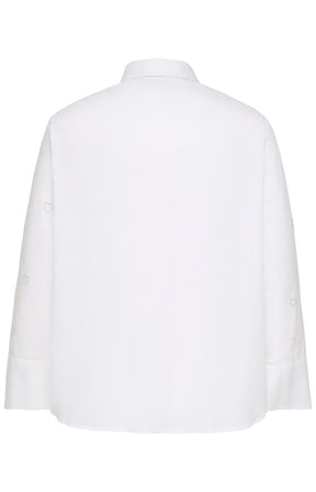 Only Carmakoma Sarah Heart Shirt in White 