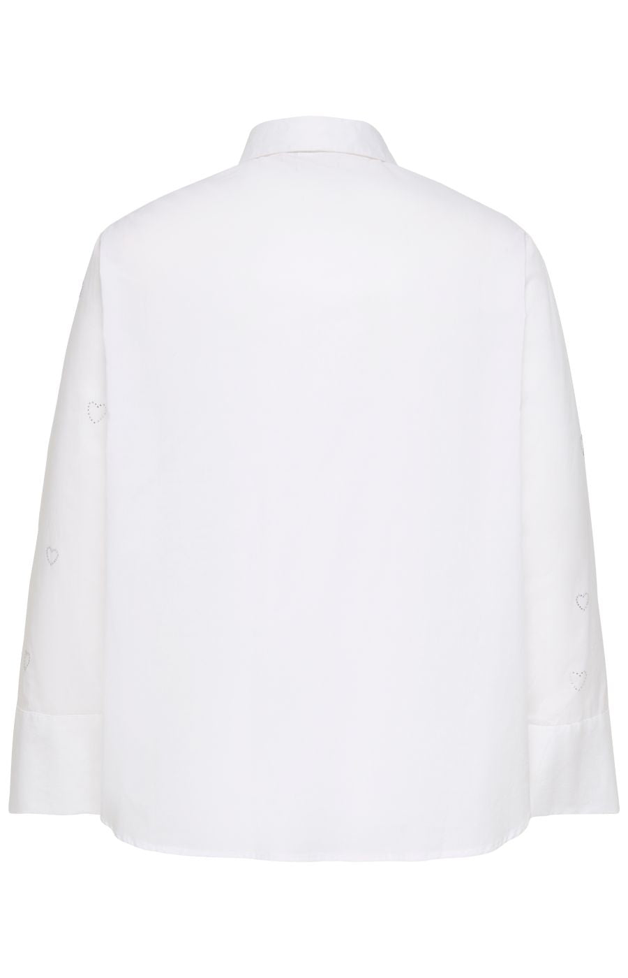 Only Carmakoma Sarah Heart Shirt in White 