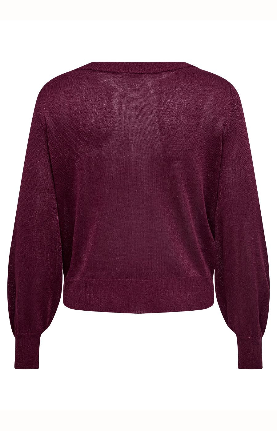 Only Carmakoma Shine Knit Jumper in Wine