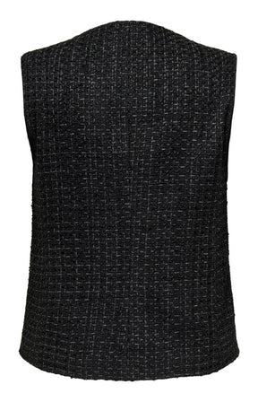 Only Carmakoma Shona Waistcoat in Black