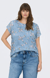 Only Carmakoma Short Sleeve Sigrid Top 