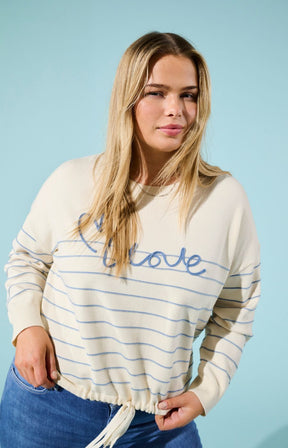 Only Carmakoma Signe Sweater in Cream