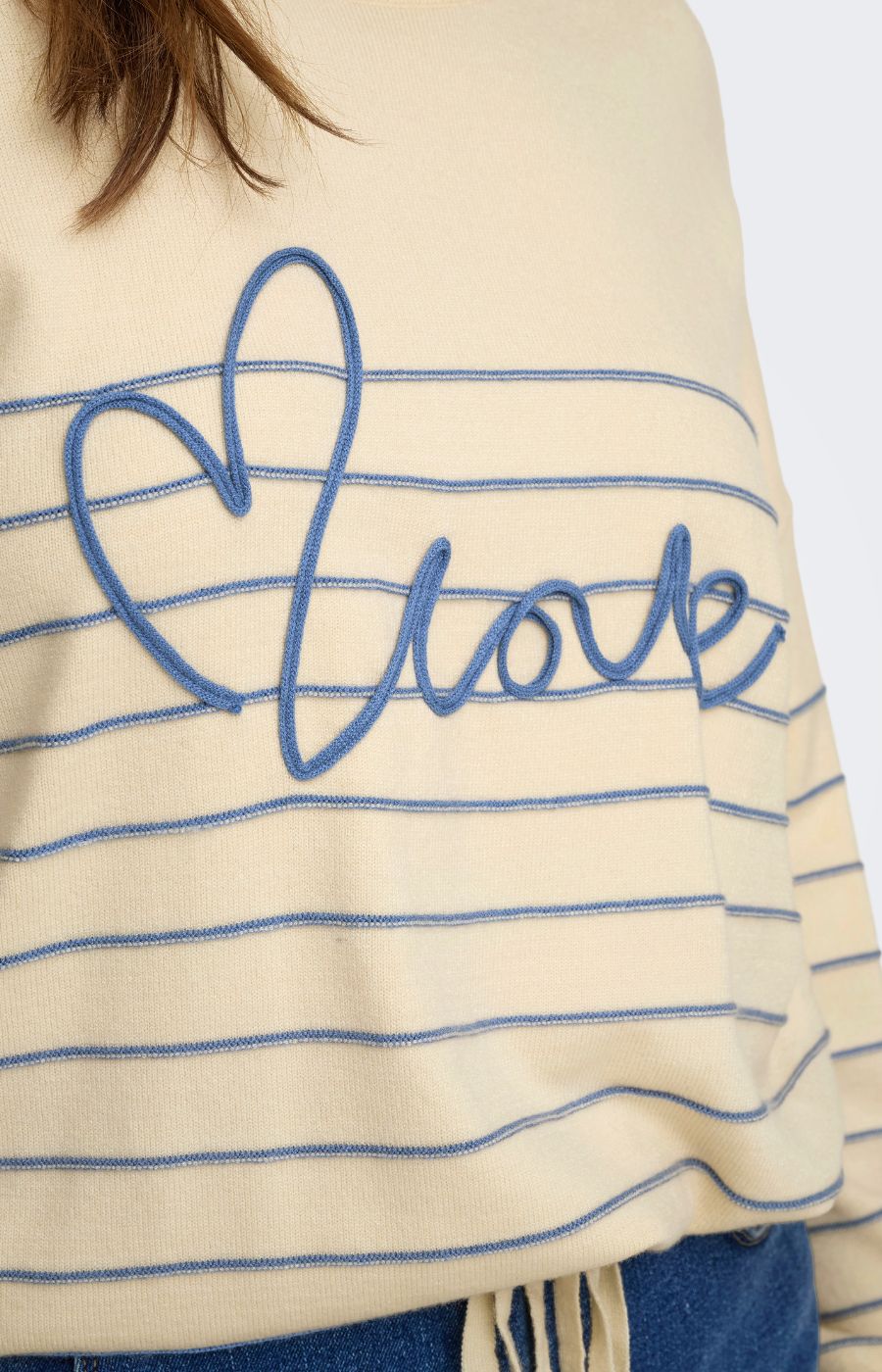 Only Carmakoma Signe Sweater in Cream