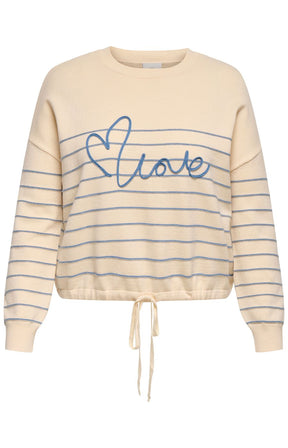Only Carmakoma Signe Sweater in Cream
