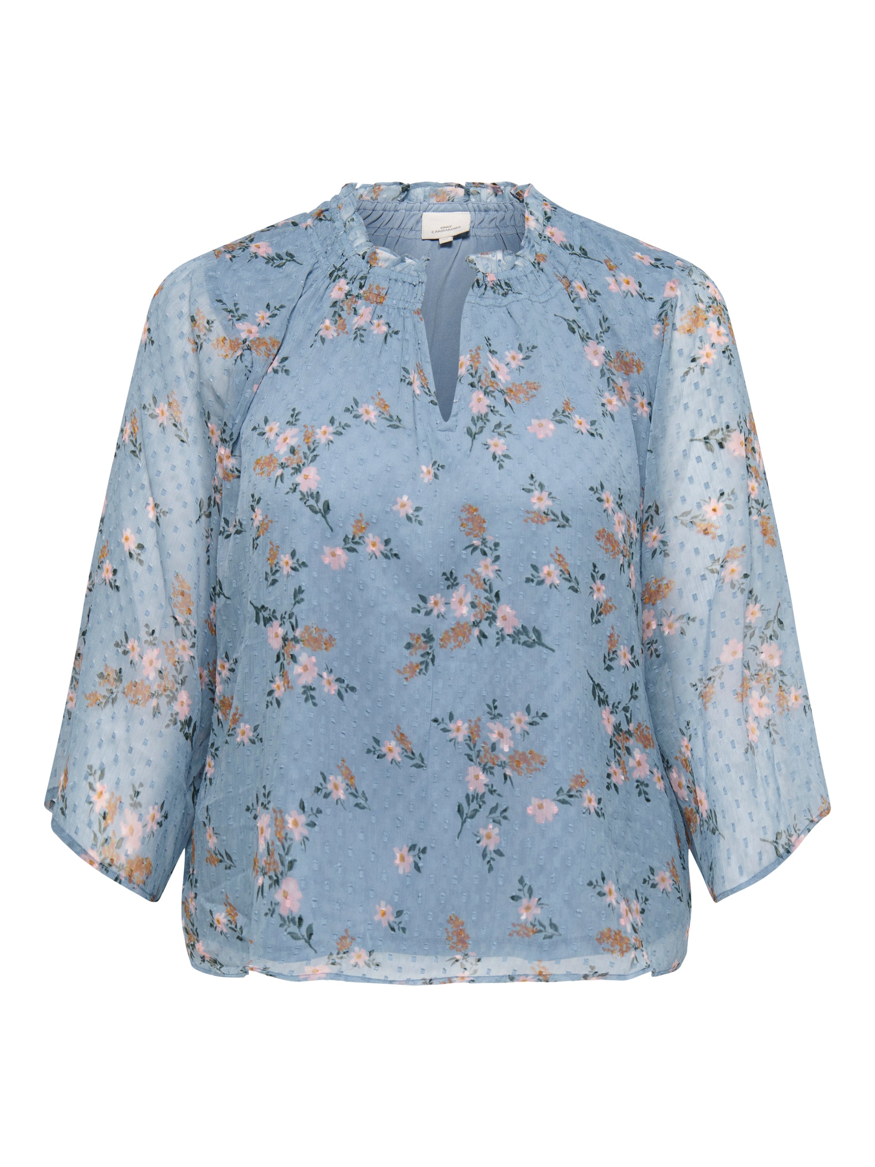 Only Carmakoma Sigrid Blouse in Blue 