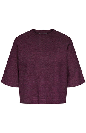 Only Carmakoma Simomi Knit in Mauve Wine 