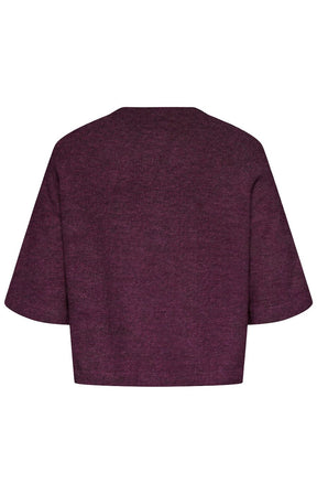 Only Carmakoma Simomi Knit in Mauve Wine 