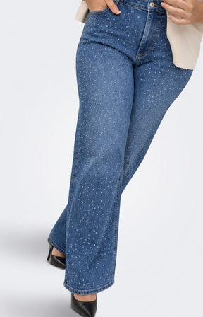 Only Carmakoma Snow 32" Jeans in Blue  