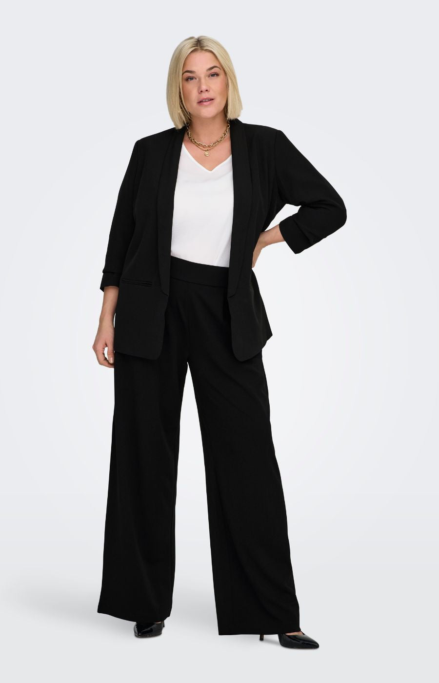 Only Carmakoma Stilla Trouser in Black 