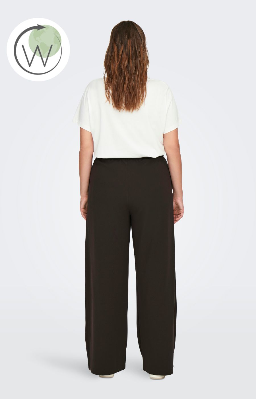 Only Carmakoma Stilla Trouser in Black Coffee 