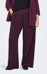 Only Carmakoma Stilla Trouser in Winetasting 