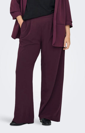 Only Carmakoma Stilla Trouser in Winetasting 