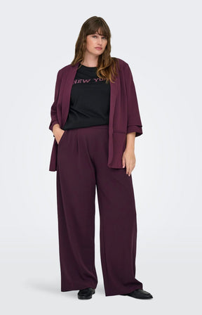 Only Carmakoma Stilla Trouser in Winetasting 