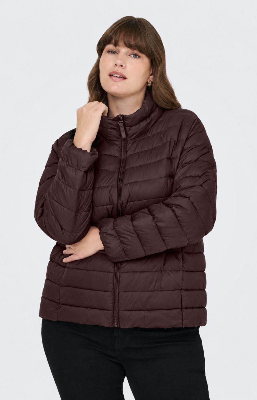 Only Carmakoma Tahia Jacket in Coffee Bean 
