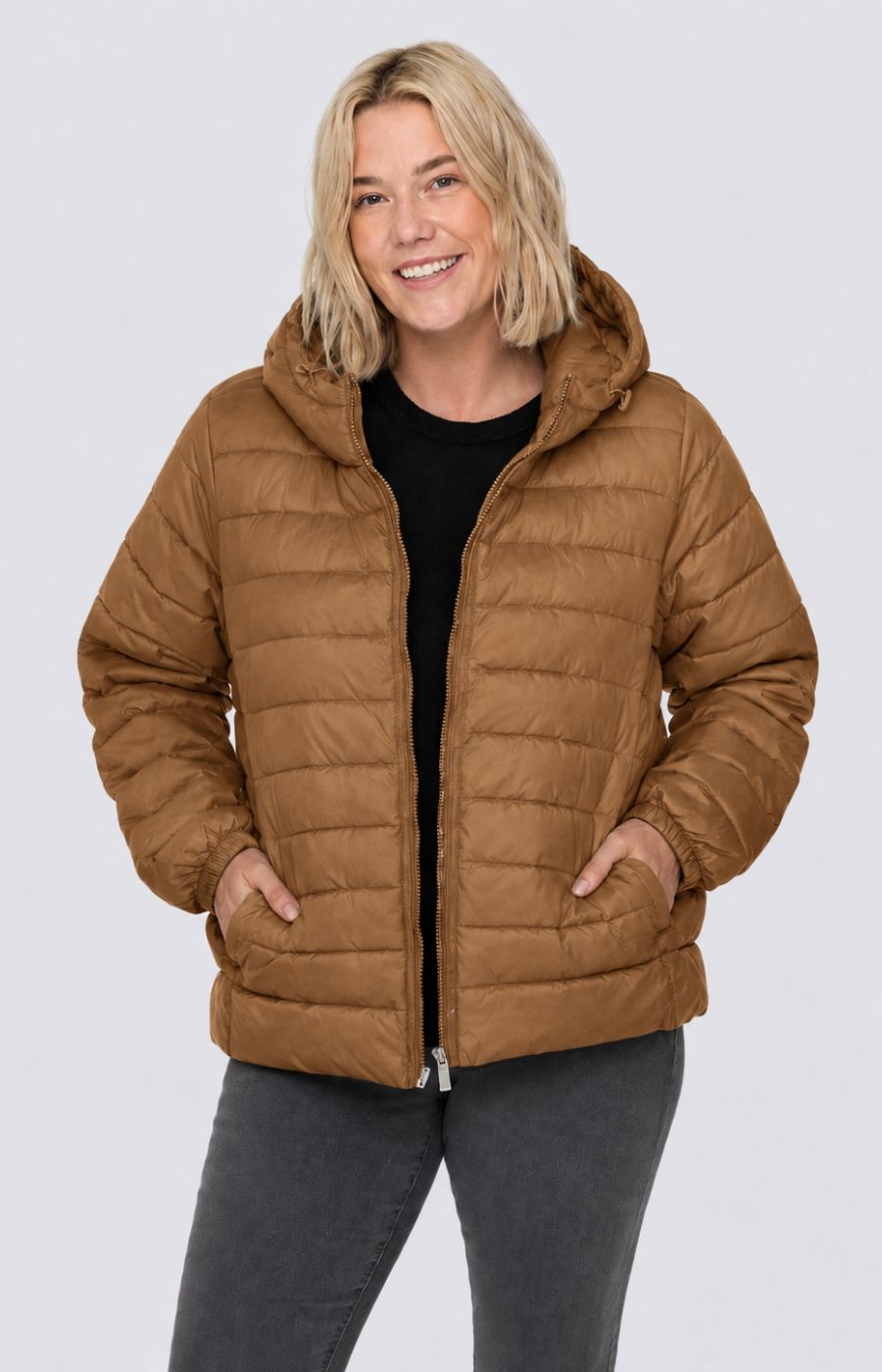 Only Carmakoma Tahoe Jacket in Toasted Coconut 