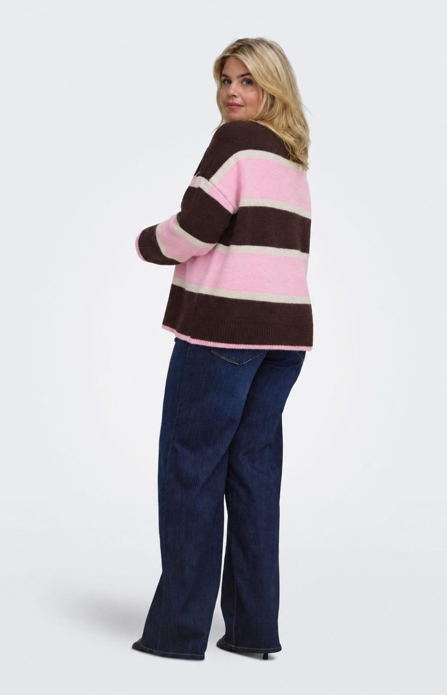 Only Carmakoma Talio Jumper in Fudge 