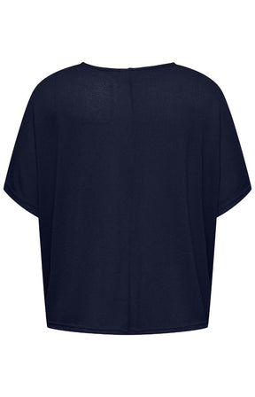Only Carmakoma Tammi Blouse in Navy 