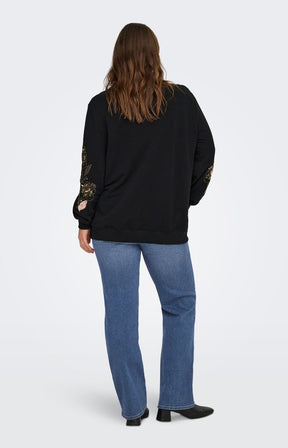 Only Carmakoma Teresa Sweater in Black
