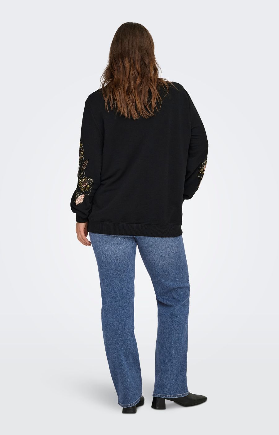 Only Carmakoma Teresa Sweater in Black