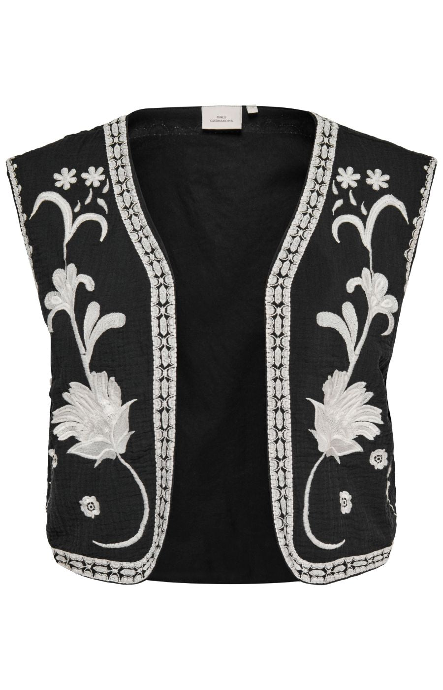 Only Carmakoma Thyra Waistcoat in Black