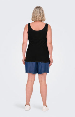 Only Carmakoma Time Vest Top in Black 