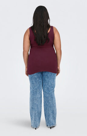 Only Carmakoma Time Vest Top in Fig
 