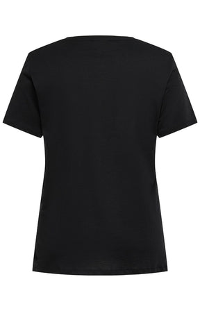 Only Carmakoma Timon T-Shirt in Black 