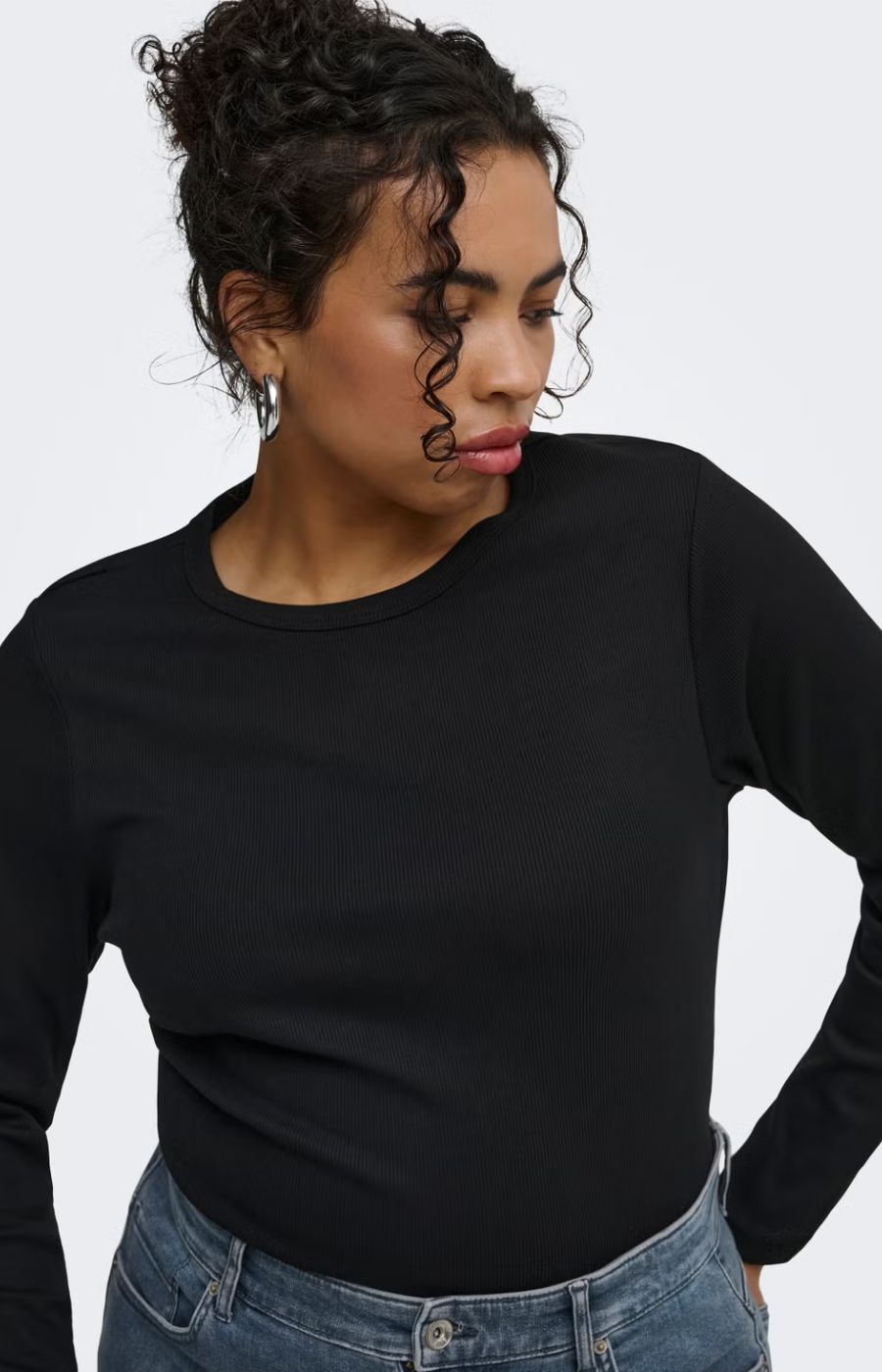 Only Carmakoma Val Top in Black 
