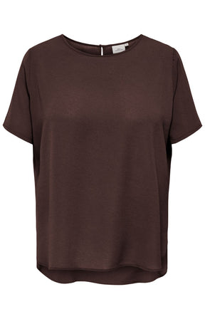 Only Carmakoma Vica Blouse in Coffee Bean 