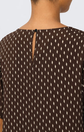 Only Carmakoma Vica Blouse in Crazy Square 