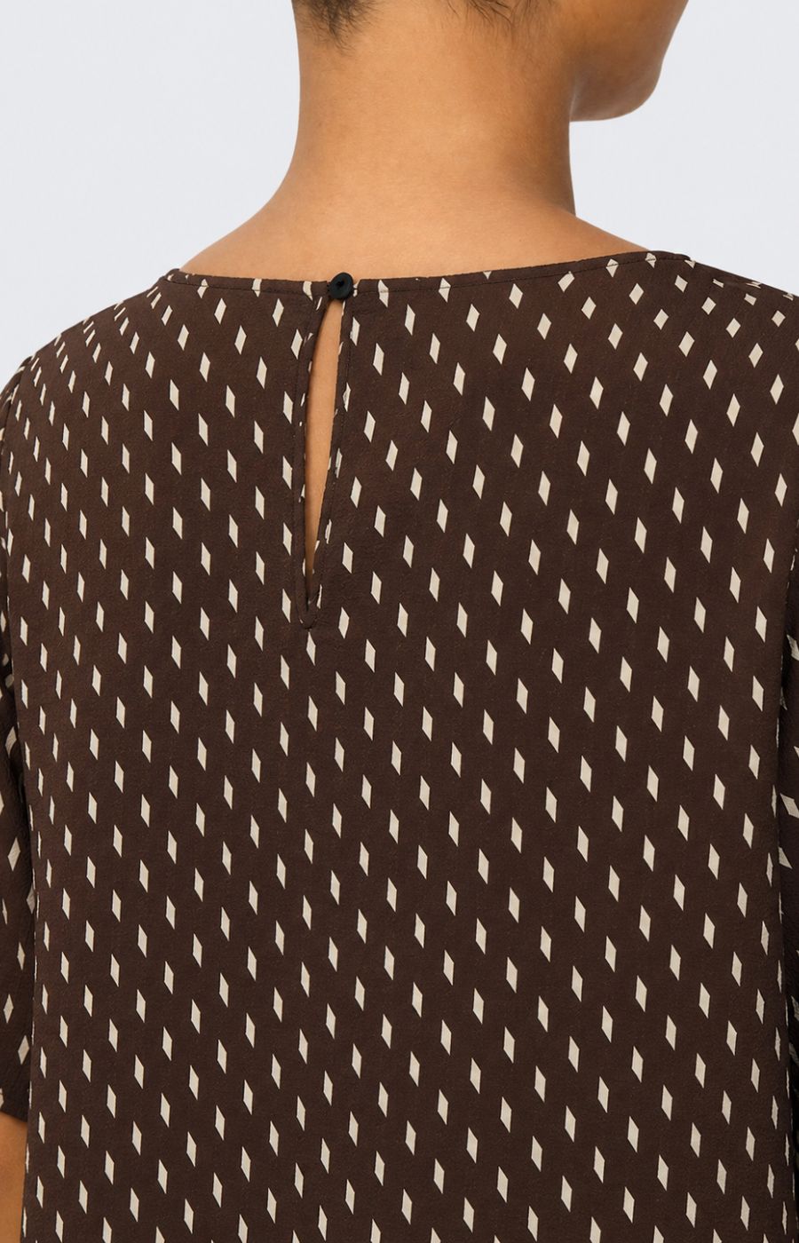 Only Carmakoma Vica Blouse in Crazy Square 
