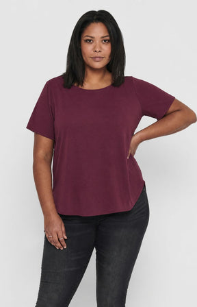 Only Carmakoma Vica Blouse in Fig 