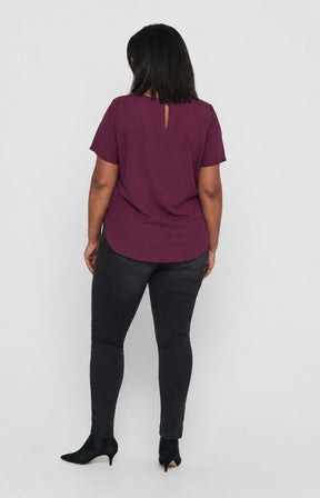 Only Carmakoma Vica Blouse in Fig 
