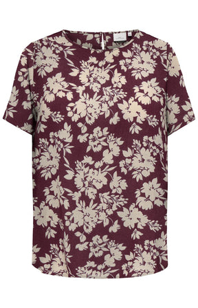 Only Carmakoma Vica Blouse in Fig Sunset