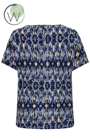 Only Carmakoma Vica Blouse in Forever Blue