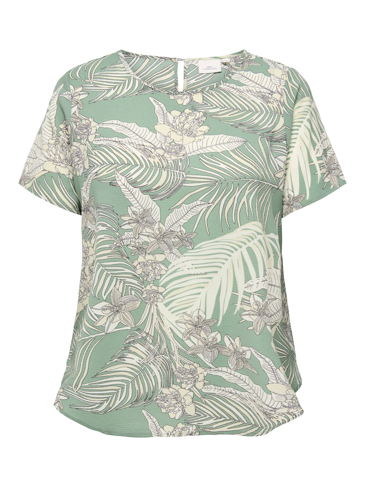 Only Carmakoma Vica Blouse in Hedge Green