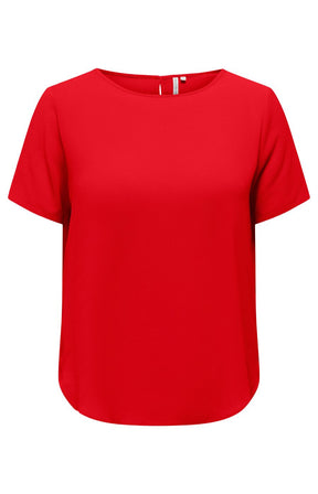 Only Carmakoma Vica Blouse in High Risk Red