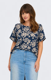 Only Carmakoma Vica Blouse in Navel Sunset 