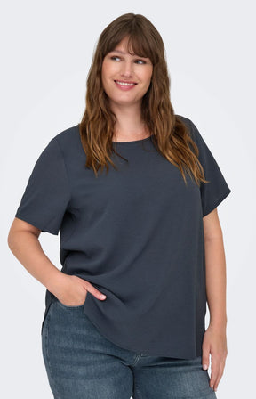 Only Carmakoma Vica Blouse in Ombre Blue